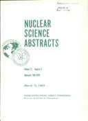 Nuclear Science Abstracts Book