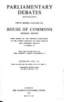 Parliamentary Debates  Hansard  