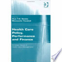 Health Care Policy  Performance and Finance Book