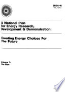 A National Plan for Energy Research  Development   Demonstration