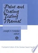 Paint and Coating Testing Manual Book PDF