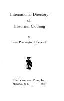 International Directory of Historical Clothing