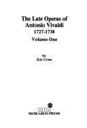 The Late Operas of Antonio Vivaldi, 1727-1738