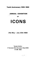 Annual Exhibition of Icons, 21st May-July 25th 1969