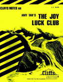 CliffsNotes on Tan's The Joy Luck Club