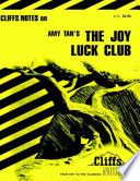CliffsNotes on Tan s The Joy Luck Club Book