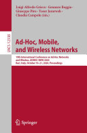 Ad Hoc  Mobile  and Wireless Networks