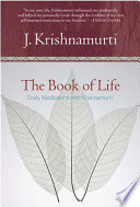 The Book of Life PDF Book By Jiddu Krishnamurti