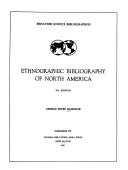 Ethnographic Bibliography Of North America