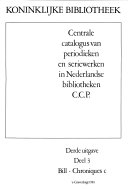 Centrale Catalogus Van Periodieken En Seriewerken In Nederlandse Bibliotheken Ccp 