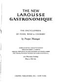 New Larousse Gastronomique Book