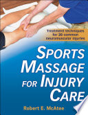 Sports Massage for Injury Care Book