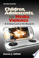 Children  Adolescents  and Media Violence Book