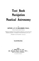 Text Book of Navigation and Nautical Astronomy