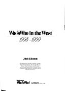 Who s Who in the West 1998 1999