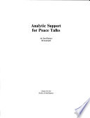 Analytic Support for Peace Talks