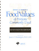 Bowes and Church s Food Values of Portions Commonly Used