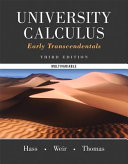 University Calculus, Early Transcendentals, Multivariable