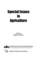 Special Issues in Agriculture