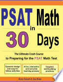 PSAT Math in 30 Days PDF Book By Reza Nazari,Ava Ross