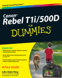 Canon EOS Rebel T1i   500D For Dummies