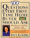 100 Questions Every First time Home Buyer Should Ask
