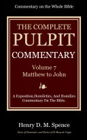 The Pulpit Commentary, Volume 7 [Pdf/ePub] eBook