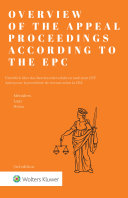 Pdf Overview of the Appeal Proceedings according to the EPC Telecharger