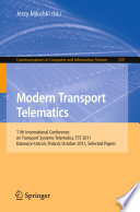 Modern Transport Telematics Book
