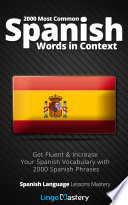 2000 Most Common Spanish Words in Context Book