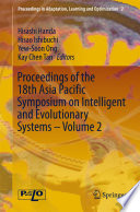 Proceedings of the 18th Asia Pacific Symposium on Intelligent and Evolutionary Systems - Volume 2