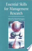Essential Skills for Management Research Book