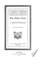 The Complete Works of F  Marion Crawford  The three fates