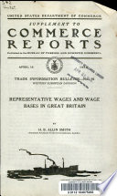 Representative Wages and Wage Bases in Great Britain