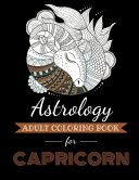 Astrology Adult Coloring Book for Capricorn