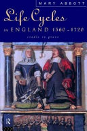 Life Cycles in England, 1560-1720