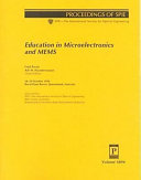 Education in Microelectronics and MEMS