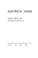 Electrical Noise Book PDF
