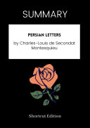 Pdf SUMMARY - Persian Letters by Charles-Louis de Secondat Montesquieu Telecharger