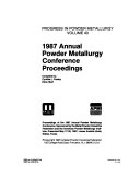 Annual Powder Metallurgy Conference Proceedings