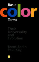 Basic Color Terms