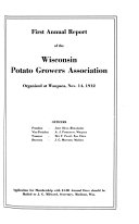 Annual Report of the Wisconsin Potato Growers Association