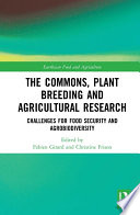 The Commons, Plant Breeding and Agricultural Research
