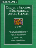 Peterson's Graduate Programs in Engineering & Applied Sciences