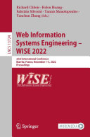 Web Information Systems Engineering -- WISE 2022