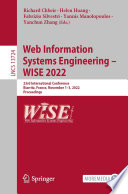 Web Information Systems Engineering    WISE 2022
