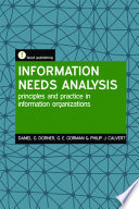 Information Needs Analysis Book