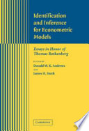 Identification and Inference for Econometric Models Book