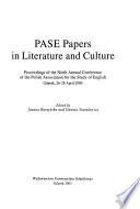 PASE Papers in Literature, Language, and Culture