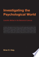 Investigating the Psychological World Book